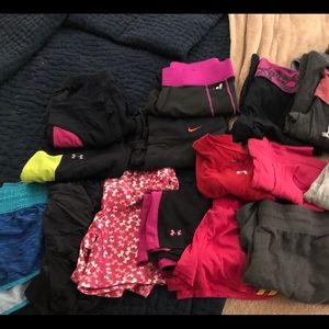 *sold* Workout clothes UnderArmour Nike VS express